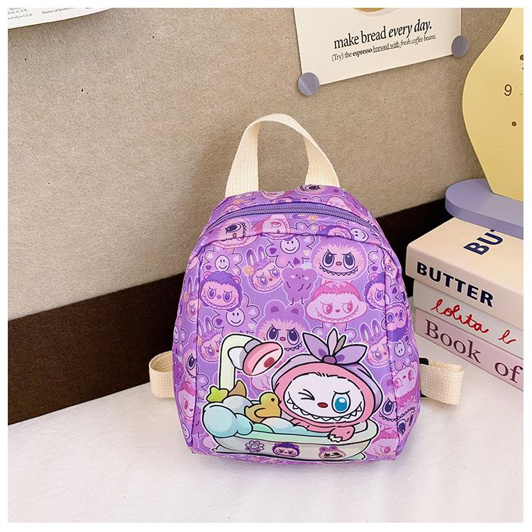 Labubu Children's Schoolbag Kindergarten Baby Lightweight Casual Backpack Boys and Girls Cute Cartoon Backpack KTY