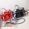 Transparent Jelly Bag Mini Clutches Crossbody Bag Shoulder Messenger Women Handbag Small Square Bag