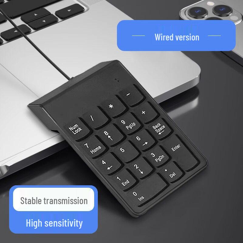 Беспроводная Bluetooth Мини-клавиатура для компьютеров, ноутбуков и настольных ПК - Тонкая и легкая