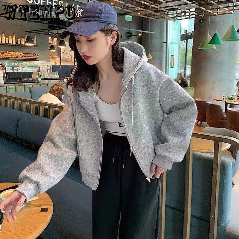 Короткая куртка, женский весенне-осенний свитер, женский однотонный кардиган с длинными рукавами, топы, бархатные женские топы