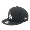 [New Era] 9FIFTY Los Angeles Dodgers Black X White 13562103 MLB (BlackFMen's)
