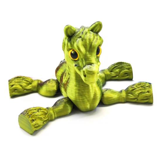 3D-печатная игрушка-непоседа в виде лошади, фигурка пони с подвижными суставами, гибкая шарнирная модель животного, статуэтка, украшение