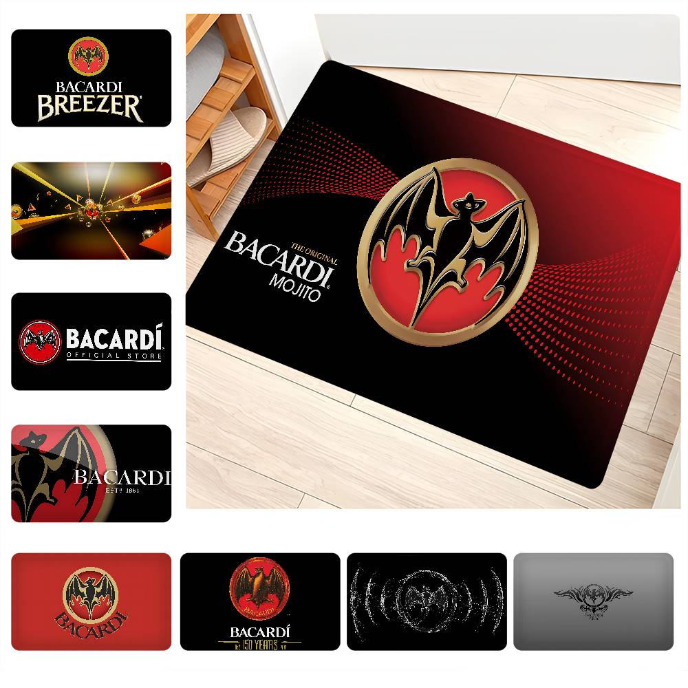 Bacardis Beer Bathroom Mat Kids Room Bedroom Decoration Balcony Anti-Slip Doormat Living Room Welcome Rug
