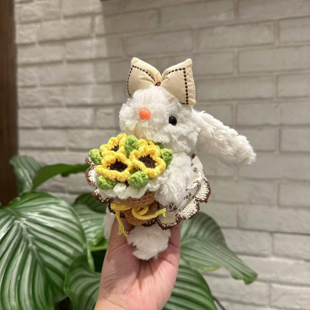 Bonnie Bunny Plush Keychain: Cute Girl Doll Bag Charm & Bestie Birthday Gift