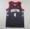 Jalen Green Rockets Basketball Jersey #4, Black