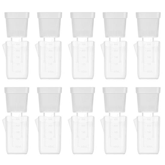 Самополивающиеся горшки для растений Мини полупрозрачные пластиковые кашпо Горшок для размножения растений с резервуаром для рассады, черенков, алоказии, африканских фиалок, хойи