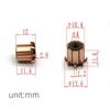 1 шт. Аксессуары для DIY Электродвигатель Коллектор 10,4x4x11,6 мм 8P Зубьев Медь Для Электроинструмента Двигателей Постоянного Тока