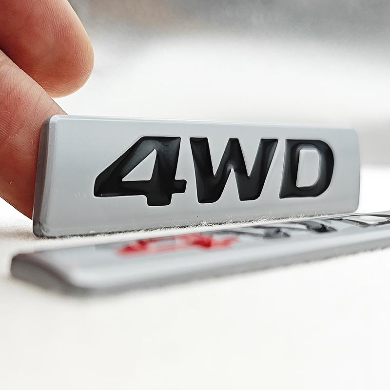 Наклейки с логотипом 4WD 3D Металлический значок-эмблема Наклейки на автомобиль Для Hyundai iX25 iX35 Tucson Toyota RAV4 Наклейка Автоаксессуары