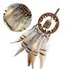 Handmade Woven Dreamcatchers Car Window Wall Hanging Feathered Tassels Natural Stone Bells Ornament for Bedroom Decors