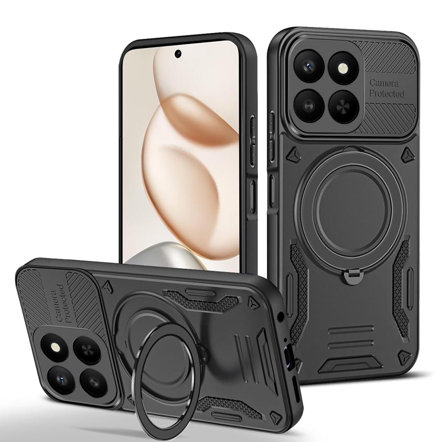 Прочный противоударный магнитный чехол-броня для Honor X7d X9d X9C Smart 400 Pro Magic 7 Lite Magic7 Держатель-кольцо-подставка Чехол для телефона