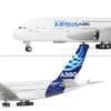 Модель самолета-прототипа A380 в масштабе 1/240, 30 см, с подставкой для демонстрации. Подходит в качестве авиационного подарка для взрослых или для украшения.