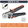 Crimping Tools Mini Electrical Pliers HSC8 6-4/6-6(0.25-10mm²/0.25-6mm²) Wire Connection Ferrule Sleeves Terminal Repair Clamp