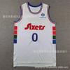 Philadelphia 76ers Basketball Jersey Embiid Maxey City Edition White Mens Cotton Sport Wear Fall Winter