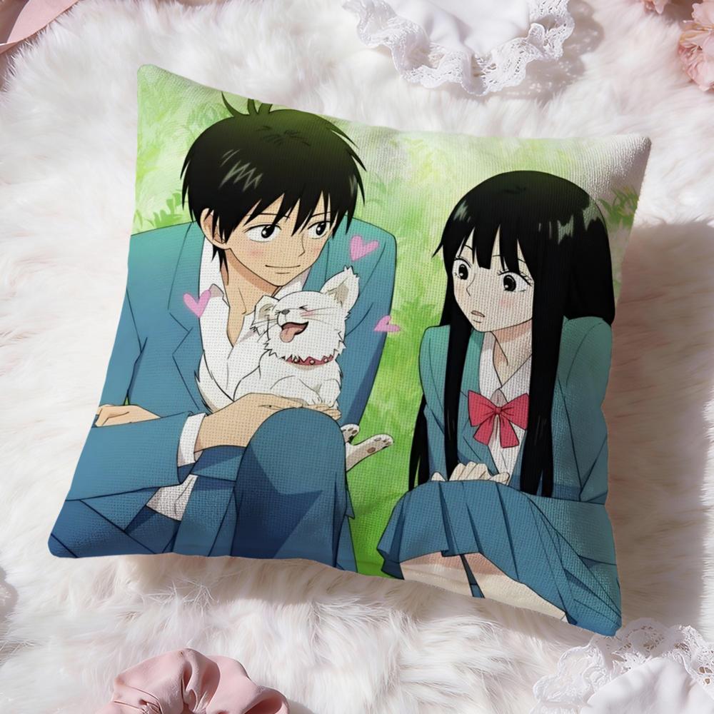 Kimi Ni T-Todoke Аниме Наволочка Премиум Комфорт Двусторонняя Наволочка для Подушки - Дизайн «Два в Одном» для Любой Комнаты и Салона Автомобиля