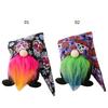 Halloween Gnomes with Print Hat Ornament for Home Party Festival Dining Table Tiered Tray Plush Elf Faceless Doll Decor