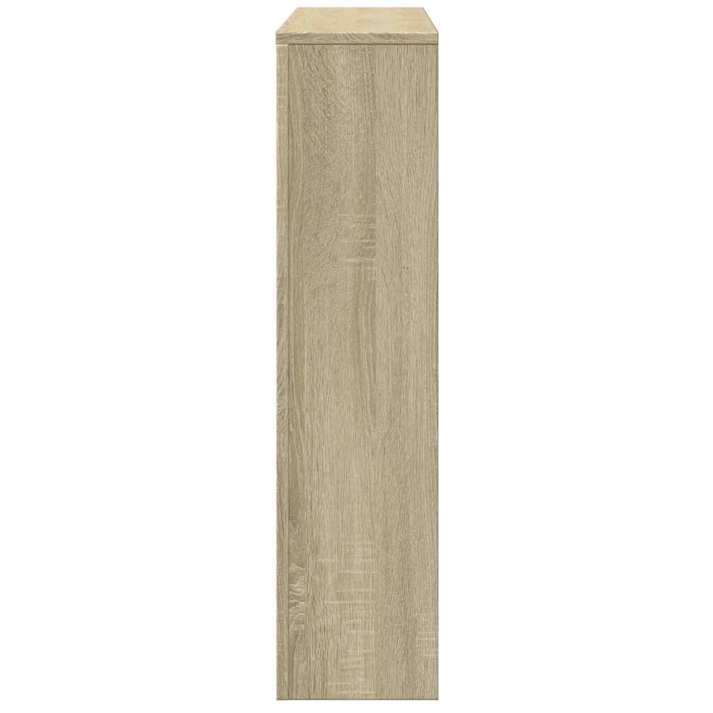 Radiator Cover in Sonoma Oak Finish 149 x 20 x 82 cm Engineered Wood
