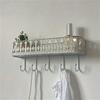 Quality Iron Metal Vintage Metal Wall Rack Retro Appearance Key Clothes Storage  Other Rooms