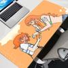 New Mouse Pads Big Anime One Piece Nami Durable Gamer Tablet Varmilo Keyboard Carpet Kawaii Gaming Accessories Mousepad