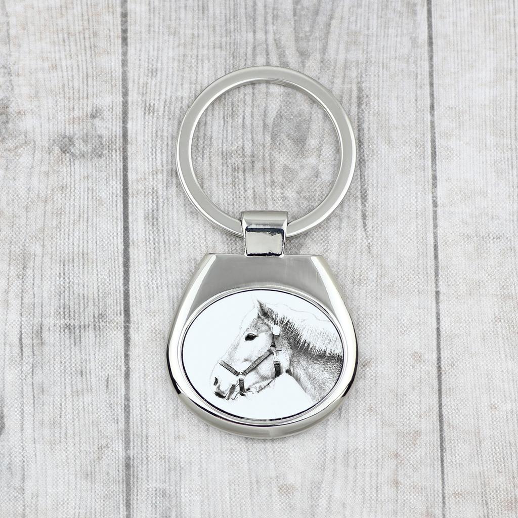 Гафлингер - брелок с лошадью, брелок с принтом, персонализированная подвеска от бренда Art-Dog