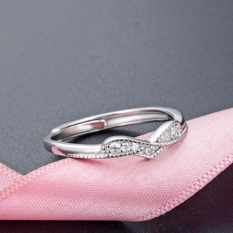 Lindon Classic 925 Sterling Silver Zircon Ring Ladies Jewelry Wedding Promise Party Gift
