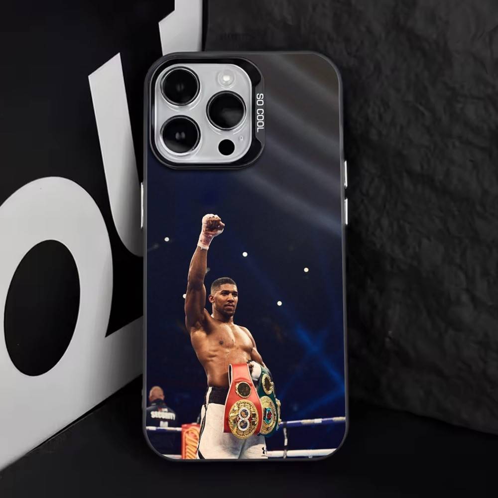 Энтони Джошуа    Чехол для телефона для iPhone 17,16,15,14,13,12,11 Plus,Pro Max,XS,Цветной Серебряный Покрытый Внутренний Чехол