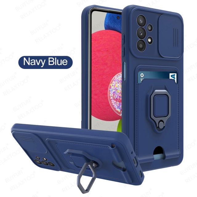 Защитный чехол для камеры Samsung Galaxy A52S 5G, чехол с гнездом для карты памяти Samsung A52 SA 52S, чехол-подставка с магнитным кольцом SM-A528B SM-A528B/DS