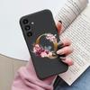 Для Samsung Galaxy A17 A56 A55 A54 Чехол Милый Цветочный Золотой Буква Алфавита Чехол для Телефона Силиконовый Мягкий Fundas Оболочка TPU Сумки