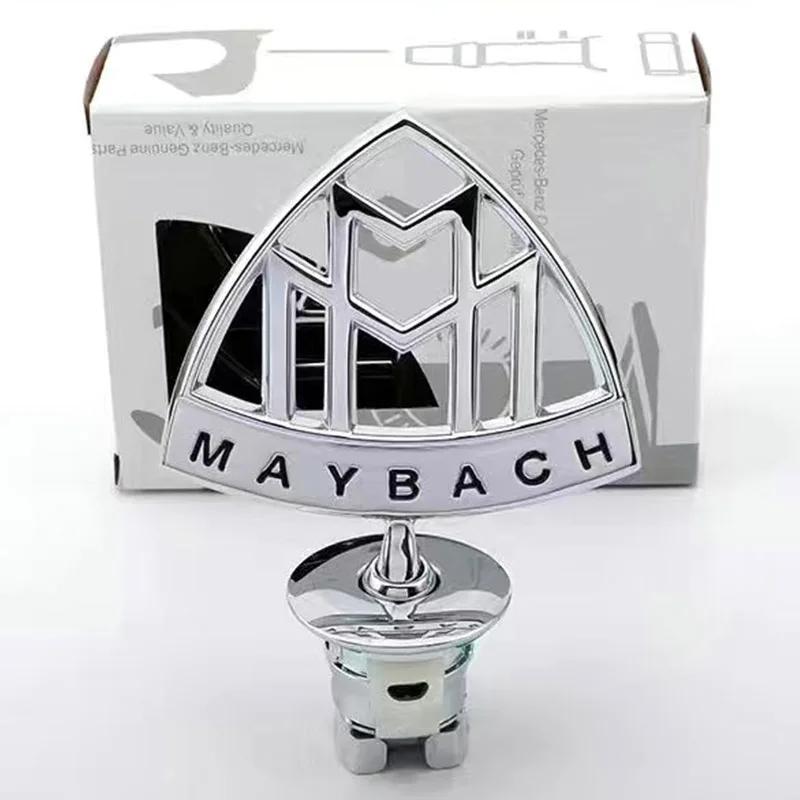 JCG1 Car Engine Hood Emblem Front Bonnet Chrome Mark Accessorie For Mercedes Benz C E S Class W204 W205 W212 W213 W211 W220 W222 W223