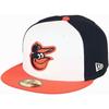 New Era Baltimore Orioles Mlb Ac Performance White 59fifty Basecap