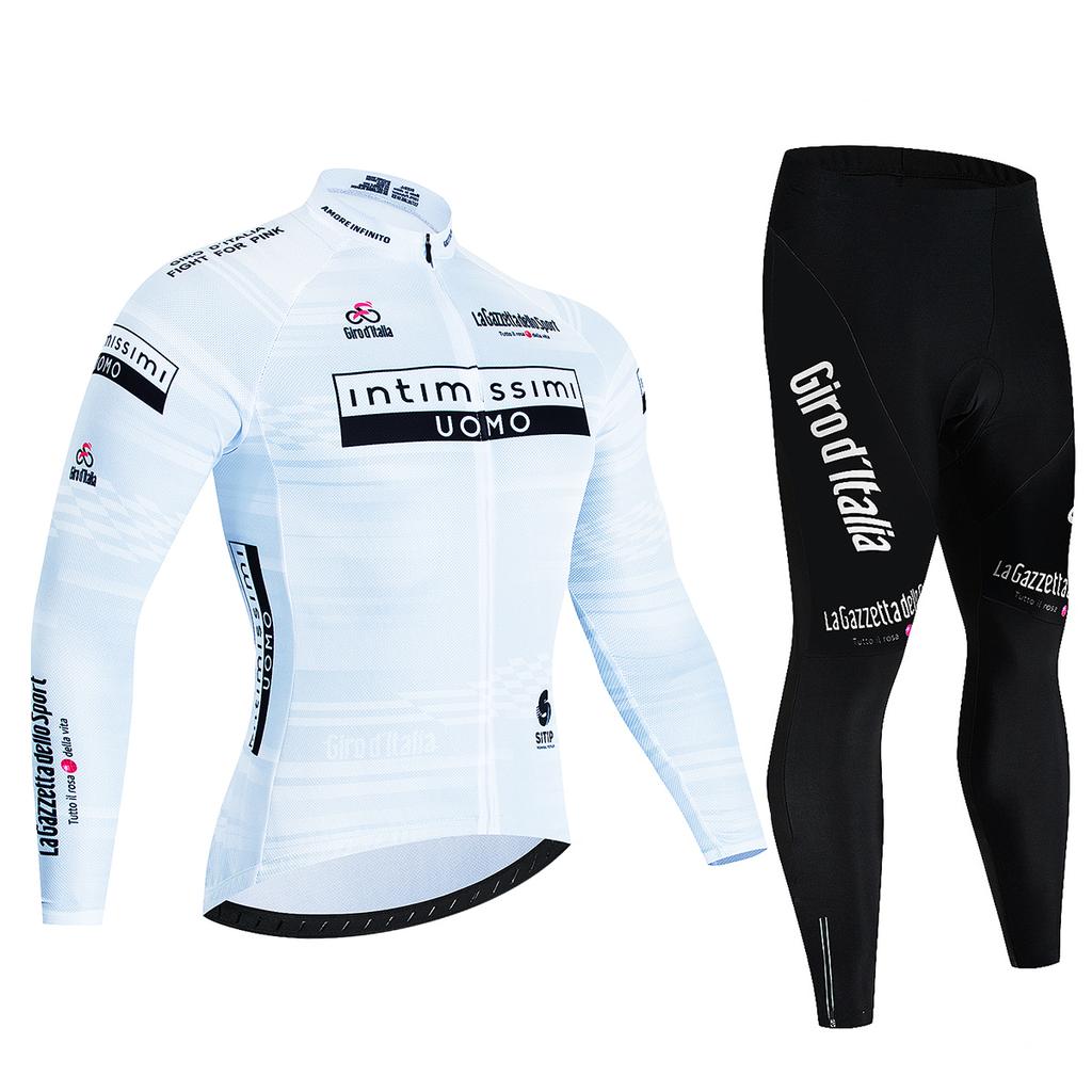 2025 Team Tour De Italia Giro Cycling Jersey Set Mens Clothing Suit Long Sleeve MTB Bike Road Pants Bicycle Bib Ropa Ciclismo
