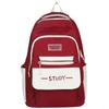 Primary School Girl Burgundy Junior High School Backpack High School Student College Backpack