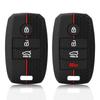Silicone Car Remote Key Case Cover Shell Fob For KIA Sportage Cerato Optima K2 K3 K4 K5 RIO Picanto Soul Sorento Sedona