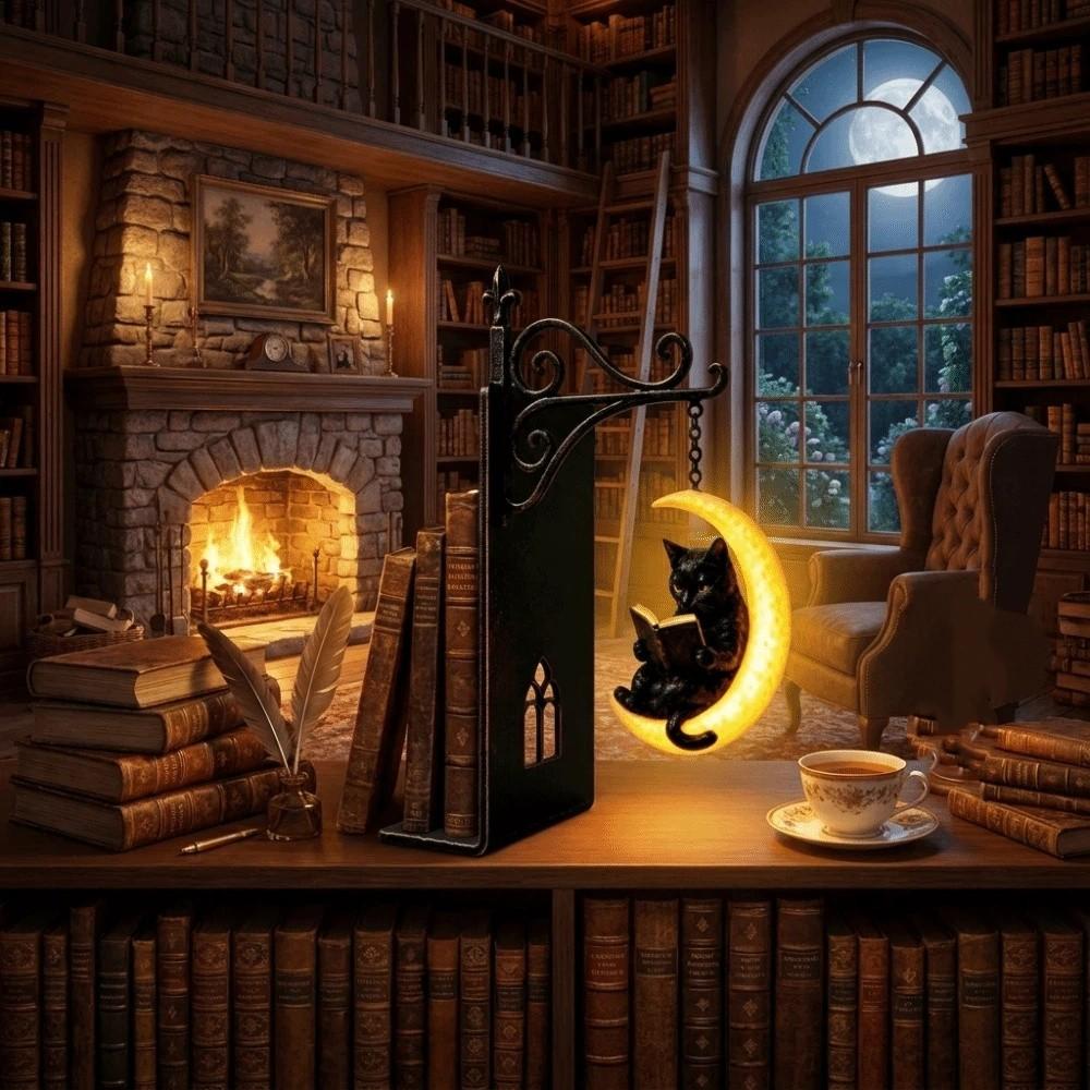 Compact Mini Size LED Bookshelf Decor Light Fine Craftsmanship Desktop Ornament Study Room