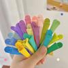 2PCS Ins Wind Hair Clip Frosted Duck Beak Clip Edge Clip Bangs Clip Simple Women's Seamless Hair Clip Korean Hair Accessories Clip