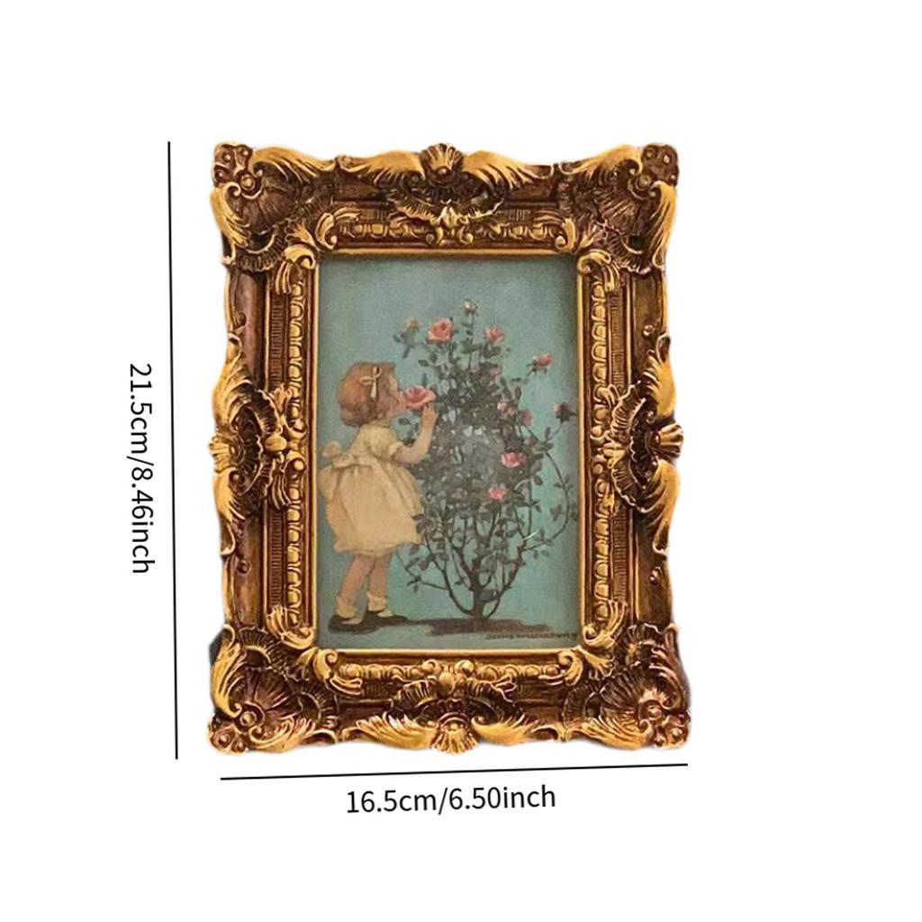 Фоторамка в винтажном стиле настенное крепление старомодная фоторамка