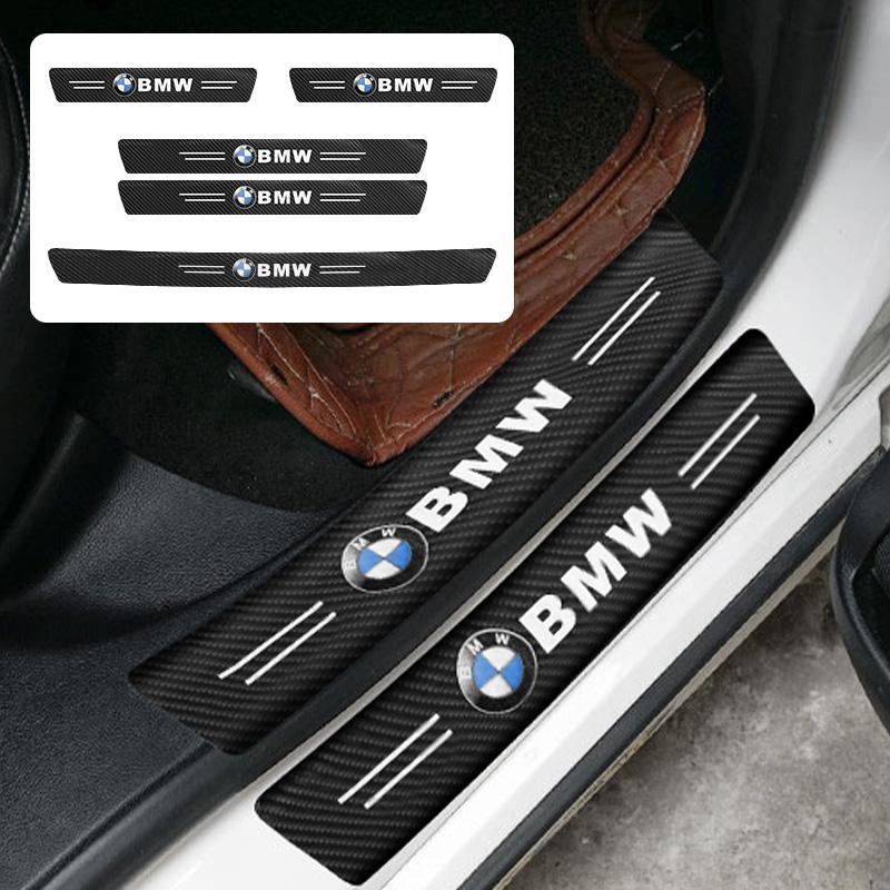 vbjly8 Carbon Fiber Car Sticker Car Door Trunk Protective Strip Decal For BMW M M3 M5 M6 X3 E46 E36 E90 F30 G20 E34 Accessories wscap11