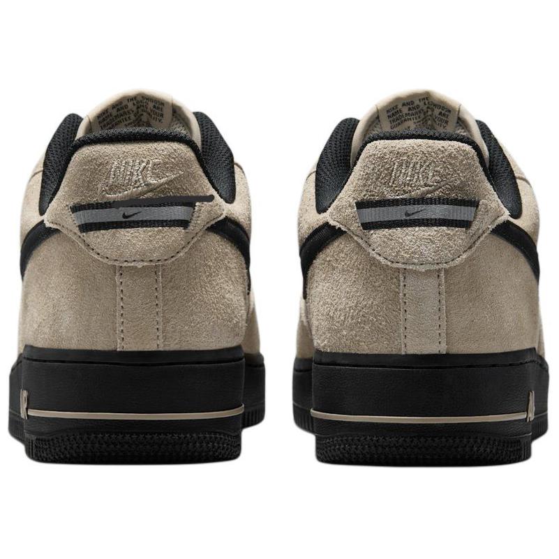 Nike Кроссовки Air Force 1 07 LV8 Desert Khaki Unisex, светло-коричневые, светло-коричневые, отражающие, серебристые HV6526-200