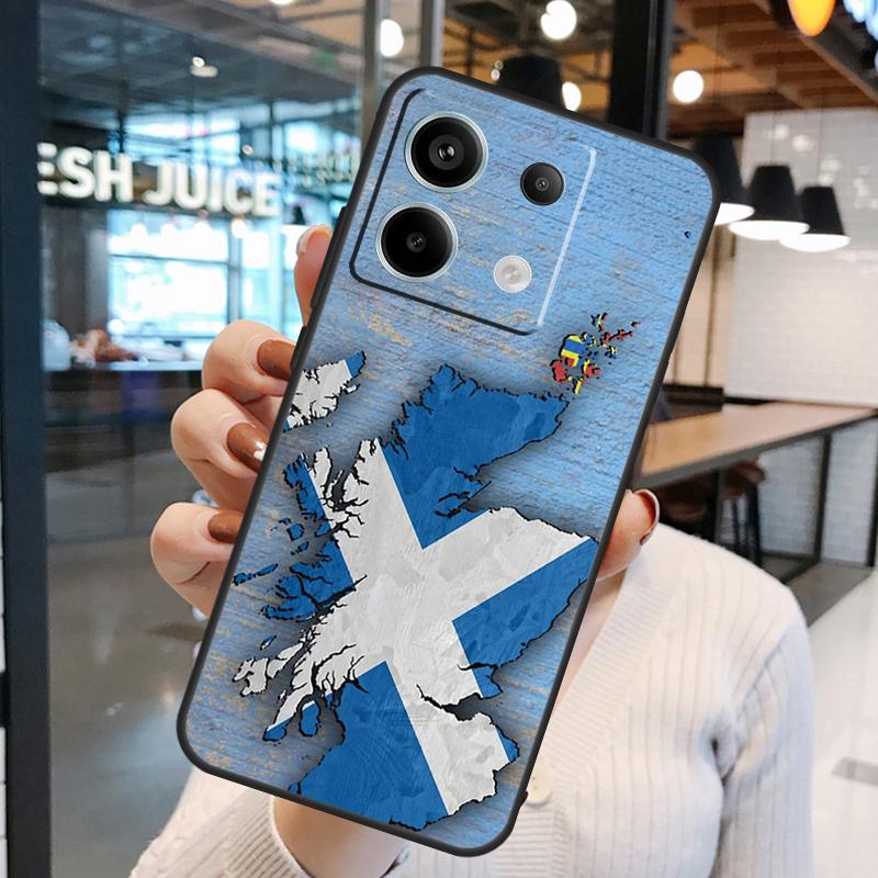 Шотландия Шотландский флаг Чехол для Xiaomi Redmi Note 11 9 10 12 13 Pro Plus 9S 10S 11S 12S Remdi 13 12 C 9C 10C Обложка