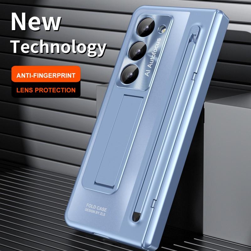 Тонкий складной чехол для телефона Galaxy Z Fold6 W25 SE Со слотом для стилуса Полное покрытие Ударопрочная ПК-крышка