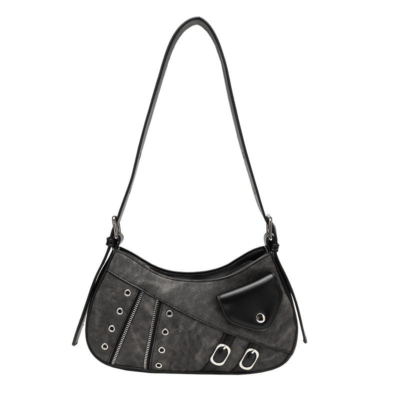 Милая крутая сумка через плечо в стиле ретро с подмышкой, модная универсальная сумка через плечо в стиле порт