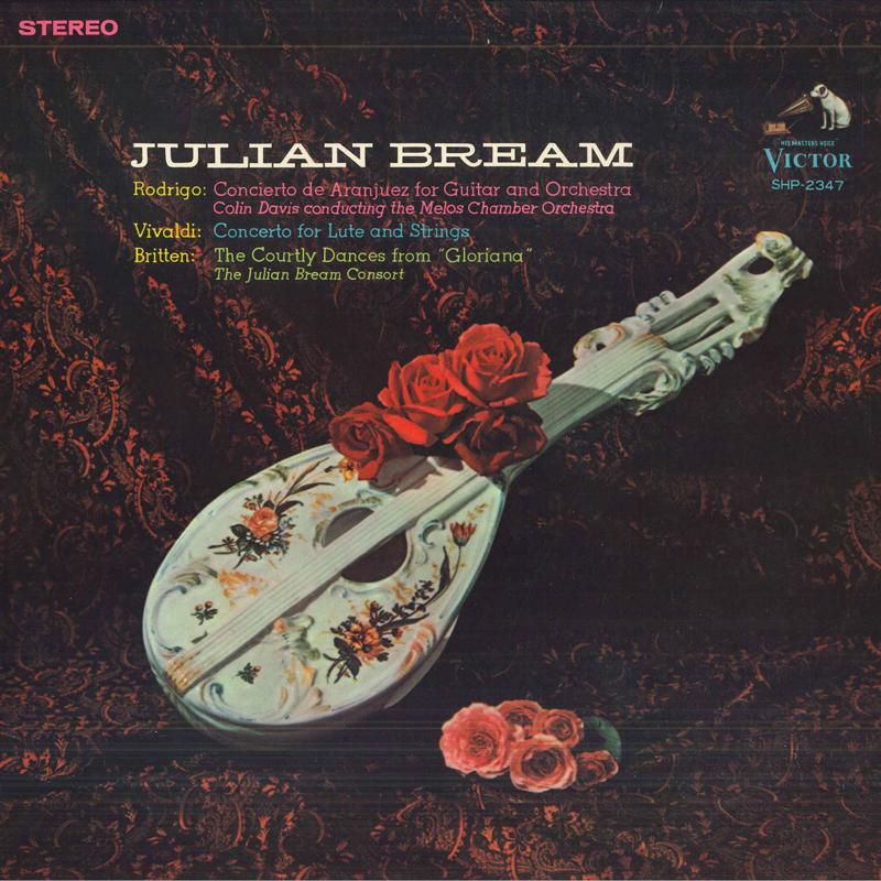 Виниловая пластинка JULIAN BREAM COLIN DAVIS THE MELO Родриго Концерт для гитары с оркестром Аранхуэс Bri SHP2347 VICTOR 1964 Япония Obi Классика Б/у