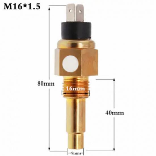 Universal Water Temperature Sensor M14/M16/MI8 Thread Fit For Water Temperature Gauge Meter Car Boat Marine