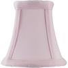 Mini Lamp Shade Clip On Bulb for Candelabra Bulbs- Barrel Fabric Shade ONLY for Candle Bulbs Chandelier Wall Lamp DIY Lighting Accessories (5, Pink)