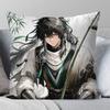 Qiuyuan Anime Wwuthering Waves Pillow Case Fashion Square Pillowcase Bedroom Sofa Room Ins Decoration Leisure
