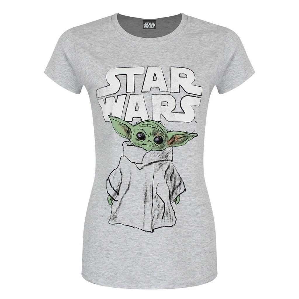 Женская/женская детская приталенная футболка с изображением «Звездных войн» «Мандалорец»