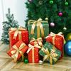 Праздничная лента для рождественской елки и упаковки подарков - Дизайн с лосем и Санта-Клаусом