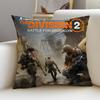 Tom Clancys The DivisionS Cushion Cover Breathable and skinfriendly linen pillowcase square removable and washable cushion