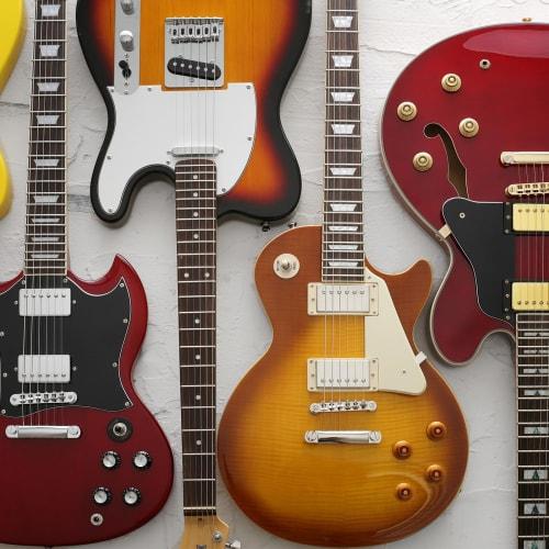 uxcell 4-Piece Guitar Knobs, Metal Volume Tone Control Dome Knobs, 1/4" X 1" Potentiometer Knobs with Set Screws for Electric Guitar and Bass, Black