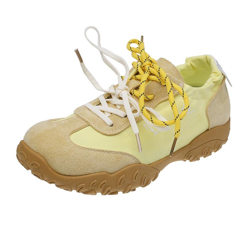 Балетный стиль мандариновая утка шнуровка женские новые ретро универсальные платформа досуг спорт