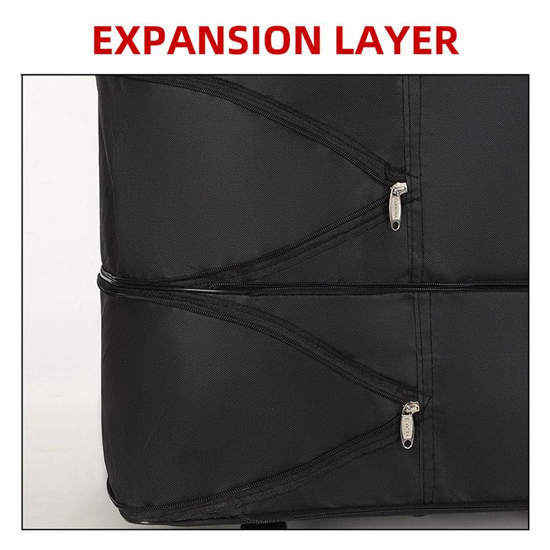 Водонепроницаемый чемодан из ткани Оксфорд, вместительная дорожная сумка, универсальная телескопическая складная сумка на колесах, сумка для авиаперевозок, сумка для багажа при переезде за границу